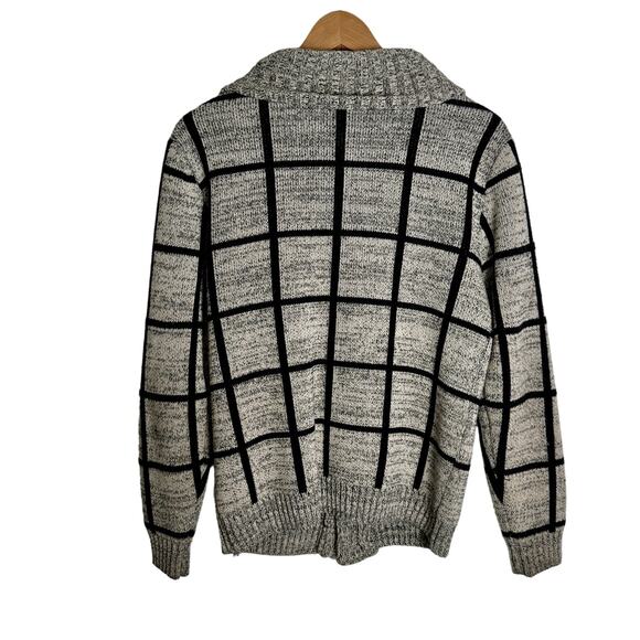 Mens Grandpa Sweater Unbranded Sz S Heavy Buttons Knit Cardigan Unisex Casual - Picture 2 of 6